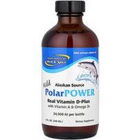 North American Herb & Spice, „Wild PolarPower“, tikras vitaminas D su vitaminu A ir omega 3, 240 ml