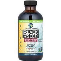 Amazing Herbs, „Premium Black Seed™“, 100 % gryno šalto spaudimo juodųjų kmynų aliejus, 240 ml