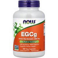 NOW Foods, EGCg, žaliosios arbatos ekstraktas, 400 mg, 180 vegetariškų kapsulių