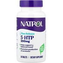 Natrol, 5-HTP, pailginto atpalaidavimo, 30 tablečių