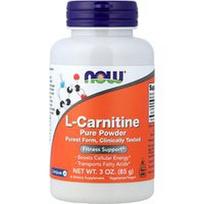 NOW Foods, L-karnitino gryni milteliai, 85 g