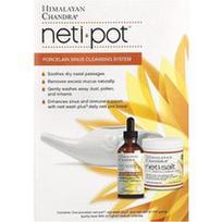 Himalayan Chandra, „Neti Pot“, porcelianinė sinusų valymo sistema, 3 dalių rinkinys
