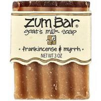ZUM, Zum Bar®, ožkos pieno muilas, smilkalai ir mira, 85 g