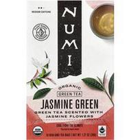 Numi Tea, ekologiška žalioji arbata su jazminais, 18 arbatos maišelių, 36 g