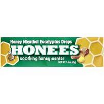 Honees, Medaus ir mentolio eukalipto lašai, 45 g