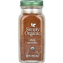 Simply Organic, Čili milteliai, 82 g (2,89 uncijos)