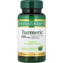 Nature's Bounty, Ciberžolė, 450 mg, 60 kapsulių