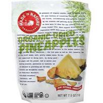 Made in Nature, Ekologiški džiovinti ananasai, saulėje prinokę, nesulfuruoti, 7.5 uncijos (213 g)