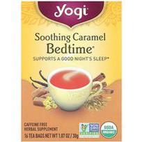 Yogi Tea, „Bedtime®“, raminamoji karamelės skonio, be kofeino, 16 arbatos pakelių, 30 g