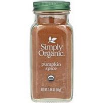 Simply Organic, Moliūgų prieskoniai, 55 g