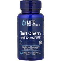 Life Extension, Rūgščių vyšnių skonio su vyšnių PURE®, 60 vegetariškų kapsulių (480 mg vienoje kapsulėje)
