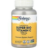 Solaray, Laiko atpalaidavimo super biologinis vitaminas C, 100 daržovių kapsulių
