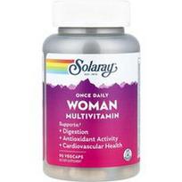 Solaray, Kartą per dieną moters multivitaminas, 90 VegCaps