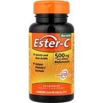 American Health, Ester-C® su citrusinių vaisių bioflavonoidais, 60 kapsulių