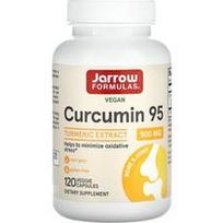 Jarrow Formulas, Kurkuminas 95, ciberžolės ekstraktas, 500 mg, 120 vegetariškų kapsulių