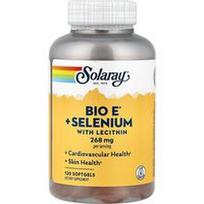 Solaray, Bio E® + selenas su lecitinu, 120 minkštųjų gelių