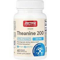 Jarrow Formulas, Veganiškas teaninas 200, 200 mg, 60 vegetariškų kapsulių
