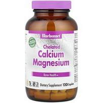 Bluebonnet Nutrition, Chelatinis kalcio ir magnio mišinys, 120 kapsulių