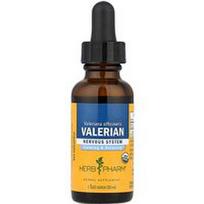 Herb Pharm, Valerijonas, 30 ml (1 skysčio uncija)