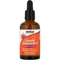 NOW Foods, Skystas vitaminas D-3, 59 ml (2 skysčio uncijos)