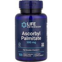 Life Extension, Askorbilo palmitatas, 500 mg, 100 vegetariškų kapsulių
