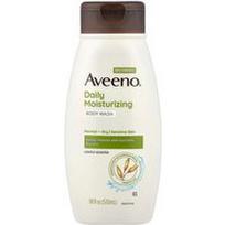 Aveeno, Kasdienis drėkinamasis kūno prausiklis, normaliai, sausai ir jautriai odai, lengvai kvepiantis, 532 ml