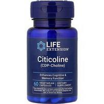 Life Extension, Citicolinas (CDP-cholinas), 60 vegetariškų kapsulių (250 mg vienoje kapsulėje)