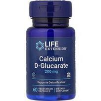 Life Extension, Kalcio D-gliukaratas, 200 mg, 60 vegetariškų kapsulių
