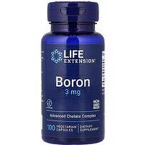 Life Extension, Boras, 3 mg, 100 vegetariškų kapsulių
