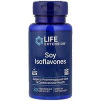 Life Extension, Sojos izoflavonai, 30 vegetariškų kapsulių (135 mg vienoje kapsulėje)