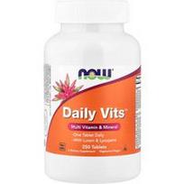 NOW Foods, „Daily Vits™“, multivitaminai ir mineralai, 250 tablečių