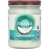 Nutiva, Ekologiškas pirmojo spaudimo kokosų aliejus, 14 fl oz (414 ml)