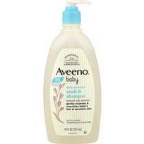 Aveeno, Kūdikiams, kasdienis drėkinamasis prausiklis ir šampūnas, švelniai kvepiantis, 532 ml