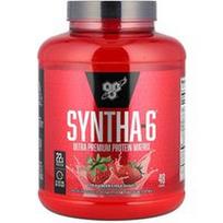 BSN, „Syntha-6®“, itin aukštos kokybės baltymų matrica, braškių pieno kokteilis, 2,27 kg