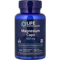 Life Extension, Magnio dangteliai, 500 mg, 100 vegetariškų kapsulių