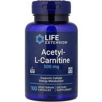 Life Extension, Acetil-L-karnitinas, 100 vegetariškų kapsulių