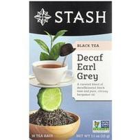 Stash Tea, Juodoji arbata be kofeino Earl Grey, 18 arbatos pakelių, 33 g