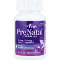 21st Century, Prenatal su folio rūgštimi, 60 tablečių