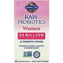 Garden of Life, RAW probiotikai, moterims, 85 milijardai, 90 vegetariškų kapsulių