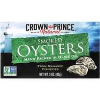 Crown Prince Natural, Rūkytos austrės alyvuogių aliejuje, 85 g