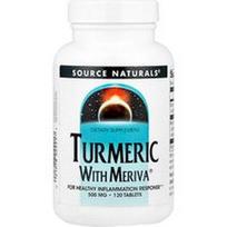 Source Naturals, Ciberžolė su Meriva®, 120 tablečių
