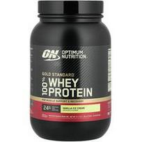 Optimum Nutrition, „Gold Standard®“ 100 % išrūgų baltymų, vanilinių ledų, 899 g