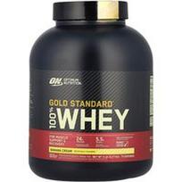 Optimum Nutrition, „Gold Standard®“ 100 % išrūgų baltymų milteliai, bananų skonio kremas, 2,27 kg