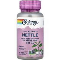 Solaray, Gyvybiniai ekstraktai, dilgėlių, 300 mg, 60 daržovių kapsulių