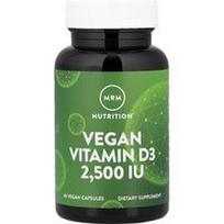MRM Nutrition, Veganiškas vitaminas D3, 62,5 mcg (2,500 TV), 60 veganiškų kapsulių