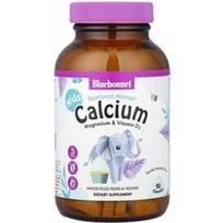 Bluebonnet Nutrition, Vaikams, „Rainforest Animalz®“, kalcis, magnis ir vitaminas D3, vanilinis glajus, 90 kramtomųjų tablečių