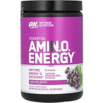 Optimum Nutrition, „Essential Amin.O. Energy®“, „Concord“ vynuogių skonio, 270 g