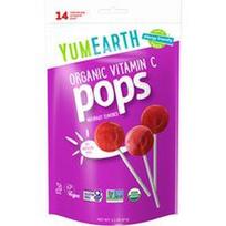 YumEarth, Organiniai vitamino C ledinukai, įvairūs, 14 ledinukų, 87 g