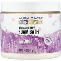 Aura Cacia, Aromaterapinė vonios puta, atpalaiduojantis levandų kvapas, 397 g