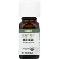Aura Cacia, Grynas eterinis aliejus, ekologiškas raudonėlis, 7,4 ml (0,25 fl oz)